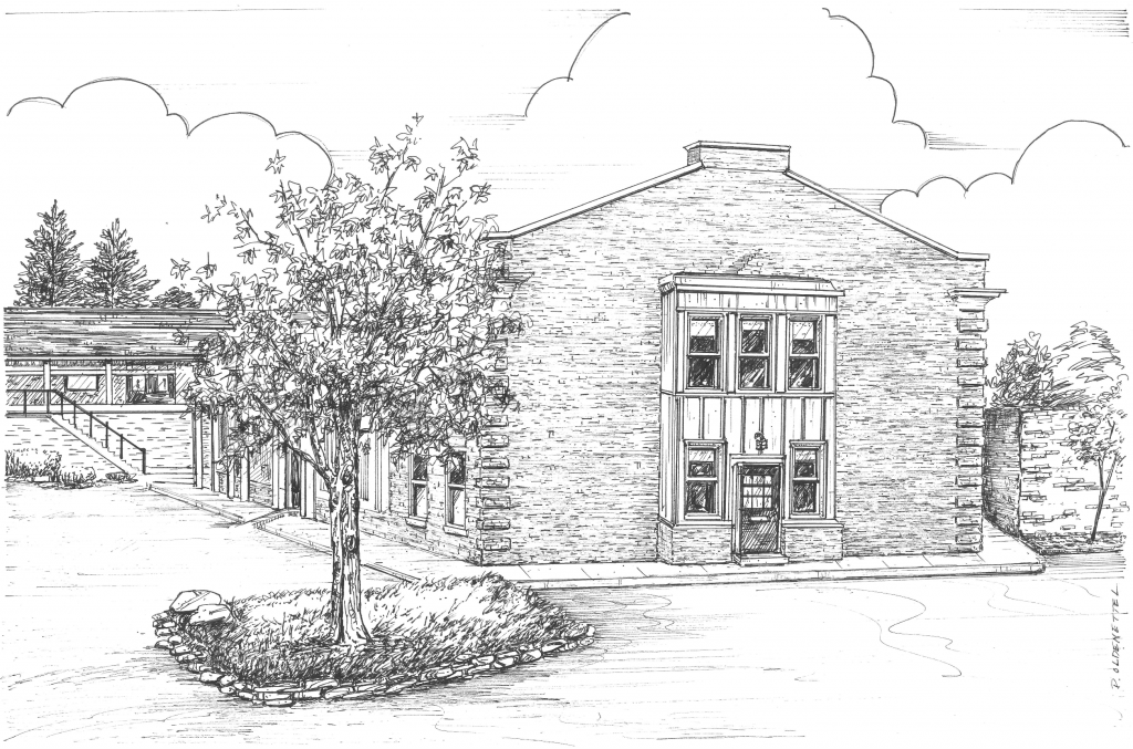 Drawing of the Arlington?Roe Office at 46th and Keystone