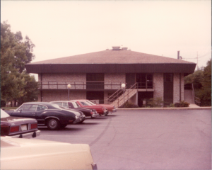 image of old Arlington/Roe office building from the side