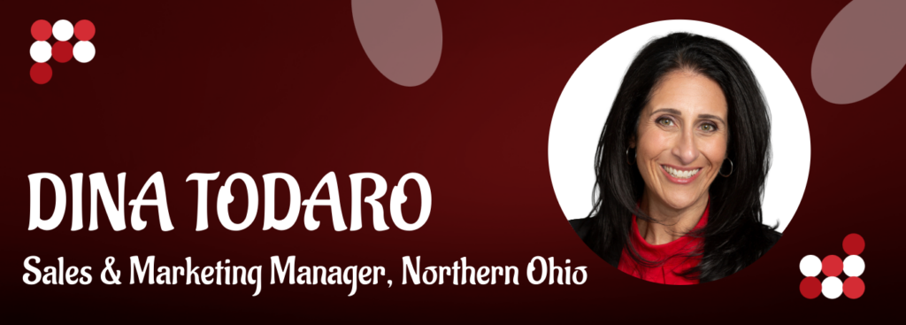 Arlington/Roe news release graphic announcing Dina Todaro